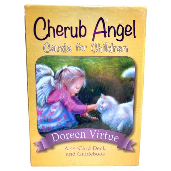 NEW Cherub Angel Cards 44 Deck Guidebook Doreen Virtue Kids Spiritual - Picture 2 of 3